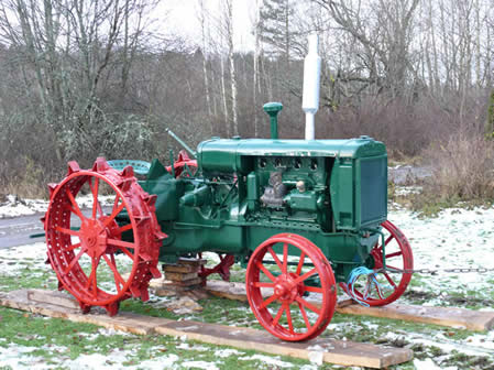 Oliver-traktorn hösten 2007